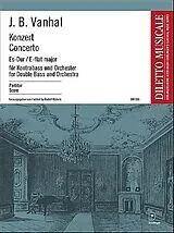 Johann Baptist (Krtitel) Vanhal Notenblätter Konzert Es-Dur für Kontrabass