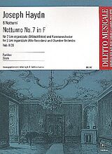 Franz Joseph Haydn Notenblätter Notturno F-Dur Nr.7 Hob.II-28