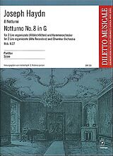 Franz Joseph Haydn Notenblätter Notturno G-Dur Nr.8 Hob.II-27