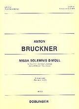 Anton Bruckner Notenblätter Missa solemnis b-moll