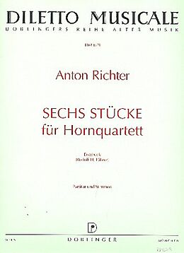 Anton Richter Notenblätter 6 Stücke