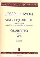 Franz Joseph Haydn Notenblätter Streichquartett Es-Dur op.0
