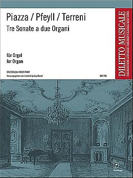 Karl Friedrich Abel Notenblätter 3 Sonaten für 2 Orgeln