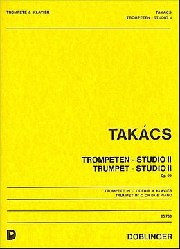 Jenö Takacs Notenblätter Trompeten-Studio 2 op.99