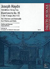 Franz Joseph Haydn Notenblätter Divertimento C-Dur Nr.15 Hob.V-16