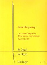 Peter Planyavsky Notenblätter 3 ernste Gespräche für Cembalo