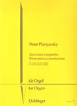 Peter Planyavsky Notenblätter 3 ernste Gespräche für Cembalo