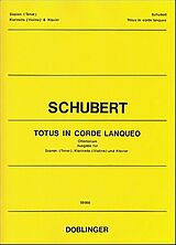 Franz Schubert Notenblätter Totus in corde lanqueo op.46 D136