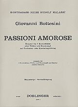 Giovanni Bottesini Notenblätter Passione amorose für 2 Kontrabässe