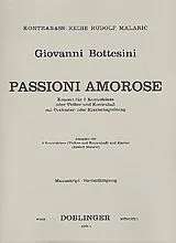 Giovanni Bottesini Notenblätter Passione amorose für 2 Kontrabässe
