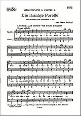 Franz Schöggl Notenblätter Die launige Forelle - Variationen über Schuberts Lied