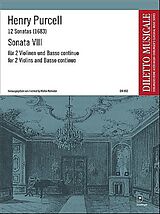 Henry Purcell Notenblätter Sonate G-Dur Nr.8