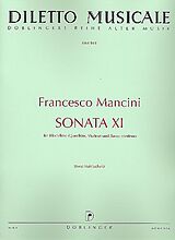 Francesco Mancini Notenblätter Sonate g-Moll Nr.11 für