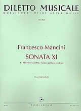 Francesco Mancini Notenblätter Sonate g-Moll Nr.11 für