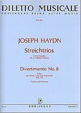 Franz Joseph Haydn Notenblätter Divertimento B-Dur Nr.8 Hob.V-8