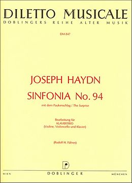 Franz Joseph Haydn Notenblätter Sinfonie G-Dur Nr.94 Hob.I-94