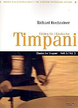 Richard Hochrainer Notenblätter Etüden Band 3 für Timpani