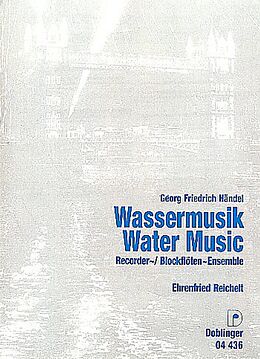 Georg Friedrich Händel Notenblätter Wassermusik