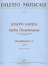 Franz Joseph Haydn Notenblätter DIVERTIMENTO A-DUR NR.5 FUER