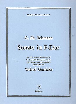 Georg Philipp Telemann Notenblätter Sonate F-Dur
