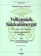 Max Haager Notenblätter Volksmusik aus dem Salzkammergut Band 1