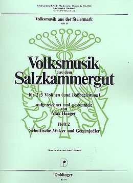  Notenblätter Volksmusik aus dem Salzkammergut