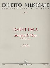 Joseph Fiala Notenblätter Sonate G-Dur