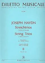 Franz Joseph Haydn Notenblätter Streichtrios Band 2 (Nr.15-24) für