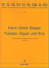 Hans Ulrich Staeps Notenblätter Furioso, Gigue und Aria