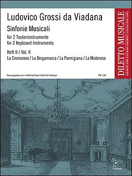 Lodovico Grossi da Viadana Notenblätter Sinfonie Musicali Band 2 für