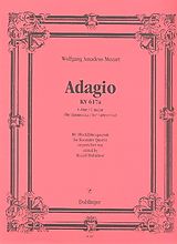 Wolfgang Amadeus Mozart Notenblätter Adagio C-Dur KV617a für