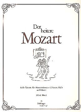 Wolfgang Amadeus Mozart Notenblätter Der heitere Mozart 6 Terzette