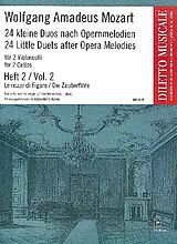 Franz Danzi Notenblätter 24 kleine Duos nach Opernmelodien Band 2