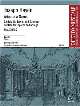 Franz Joseph Haydn Notenblätter Arianna a Naxos Hob.XXVIb-2