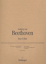 Ludwig van Beethoven Notenblätter Duo C-Dur für 2 Blockflöten (SA)