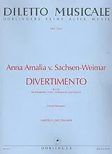 Anna Amalia von Sachsen-Weimar Notenblätter Divertimento B-Dur