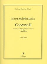 Johann Melchior Molter Notenblätter Konzert B-Dur MWV8,19 für