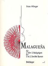Franz PIllinger Notenblätter MALAGUENA FUER 1 ODER 2 KONTRA