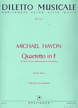 Michael Haydn Notenblätter Quartett F-Dur