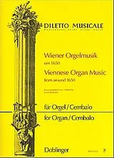  Notenblätter Wiener Orgelmusik um 1650