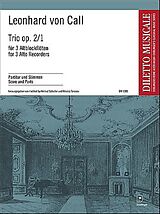 Leonhard von Call Notenblätter Trio op.2,1