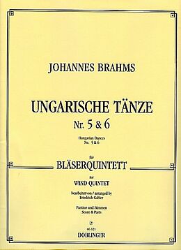 Johannes Brahms Notenblätter Ungarische Tänze Nr.5 und 6