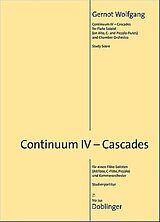 Gernot Wolfgang Notenblätter Continuum IV - Cascades für Flöte (mit