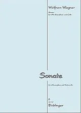 Wolfram Wagner Notenblätter Sonate für Altsaxophon und Violoncello