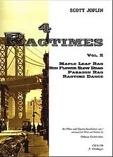 Scott Joplin Notenblätter 4 Ragtimes vol.2 for flute and guitar