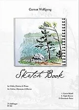 Gernot Wolfgang Notenblätter Sketch Book für Violine, Klarinette