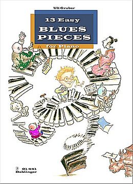 Uli Gruber Notenblätter 13 easy Blues Pieces