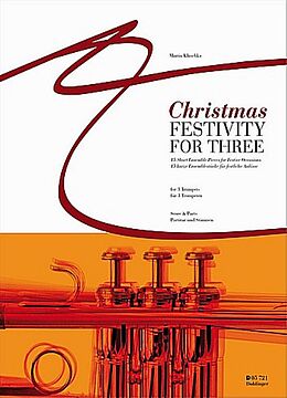 Martin Klaschka Notenblätter Christmas Festivity for three