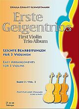  Notenblätter Erste Geigentrios Band 2 für 3 Violinen