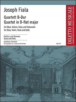 Josef Fiala Notenblätter Quartett B-Dur
